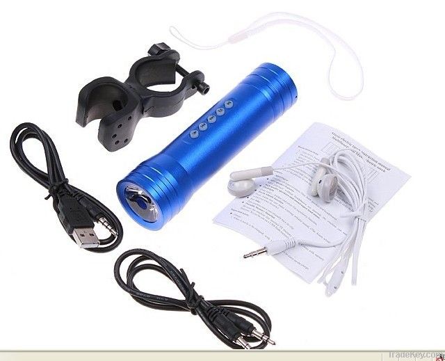Portable Sport Music Speaker for MP3 MP4 Computer With Screen FM Radio