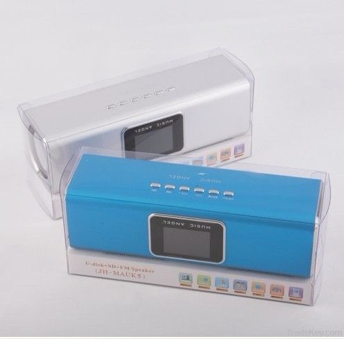 Wholesale Blue Portable Micro SD MP3 Music Angel USB Stereo Speaker fo