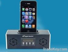 wholesale new portable mini speaker for ipod iphone with FM radio 50pc