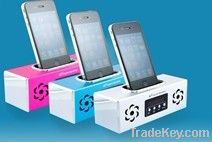 wholesale new portable mini speaker for ipod iphone with FM radio 50pc