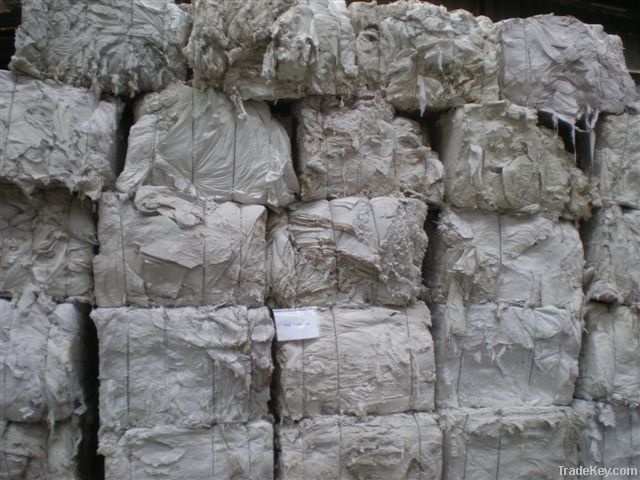 Recycled White waste Tissue in bales
