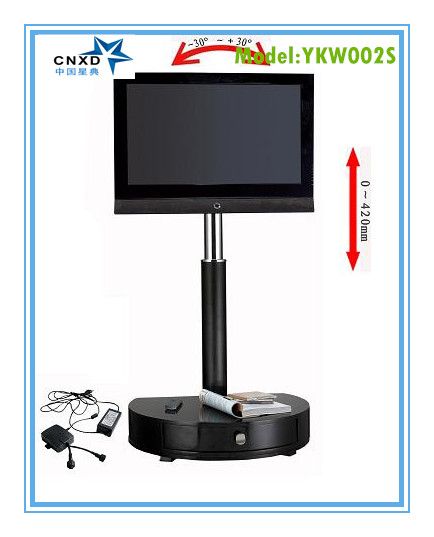 Electric Control Modern  Furniture Plasma TV floor stand