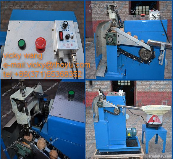 Electric walnut sheller with high peeling rate