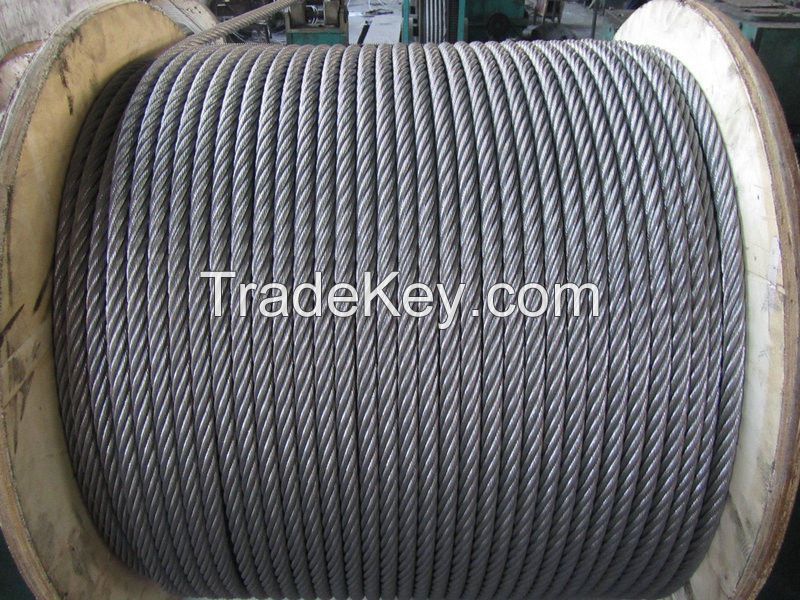 stainless steel Wire Rope Cables, galvanized steel wire rope cabel, non preformer galvanized wire cable