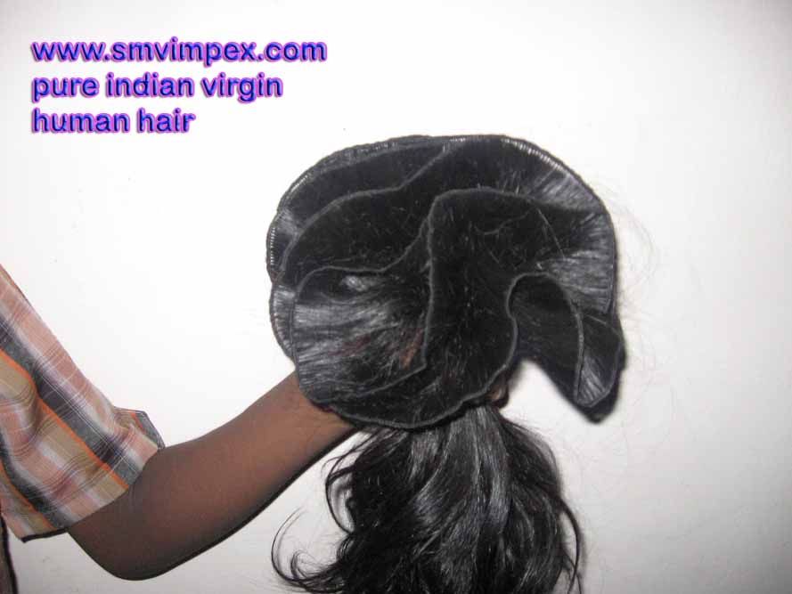 5A GRADE NATURAL INDIAN HAIR EXTENSION FROM INDIA 