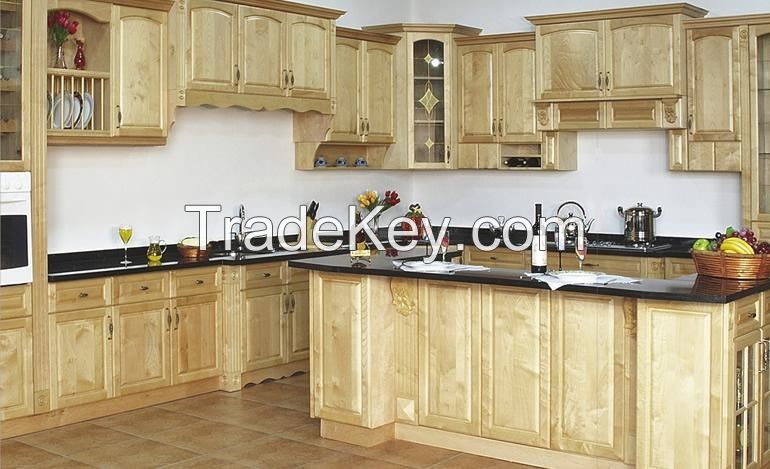 Classic Design Solid Wood Kitchen Cabinet