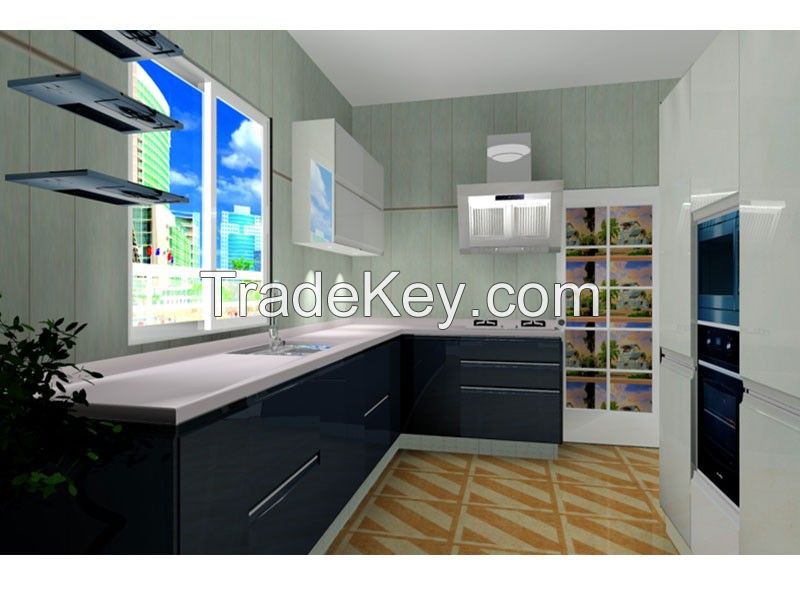 Fashionable Design Contemporary Lacquer Kitchen Cabinet