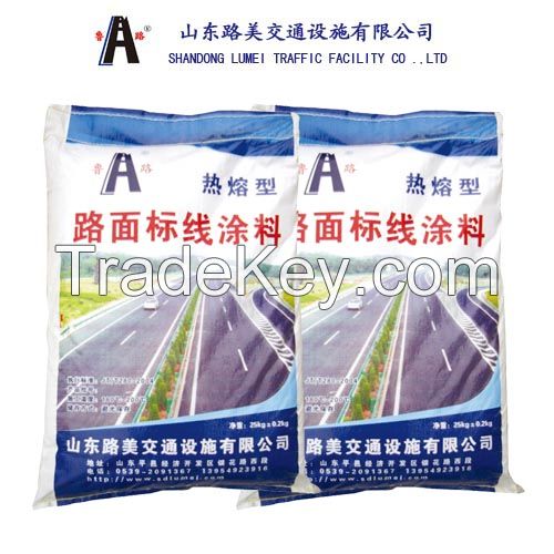 Hot Melt Paint Thermoplastic Road Marking Paint Power Road Paint