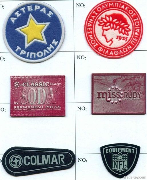 Rubber patches, rubber badges, silicone badges