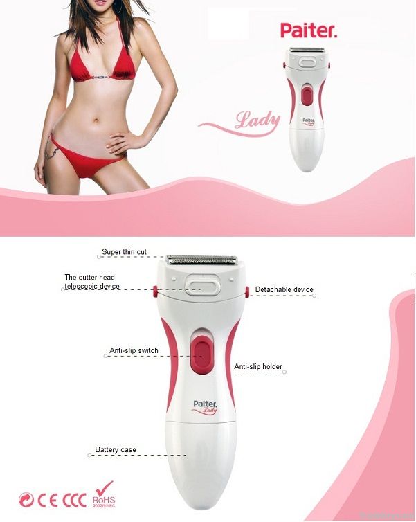 Ladies shaver rechargable waterproof