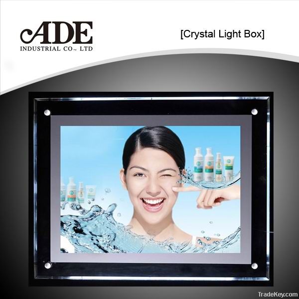 Single side crystal light box