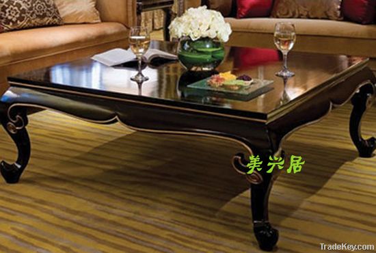 Solid Wooden European Style Tea-table