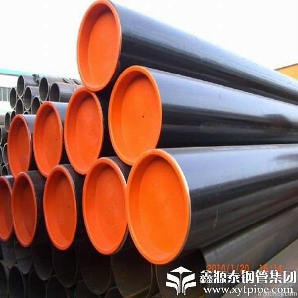 black paint erw steel pipe