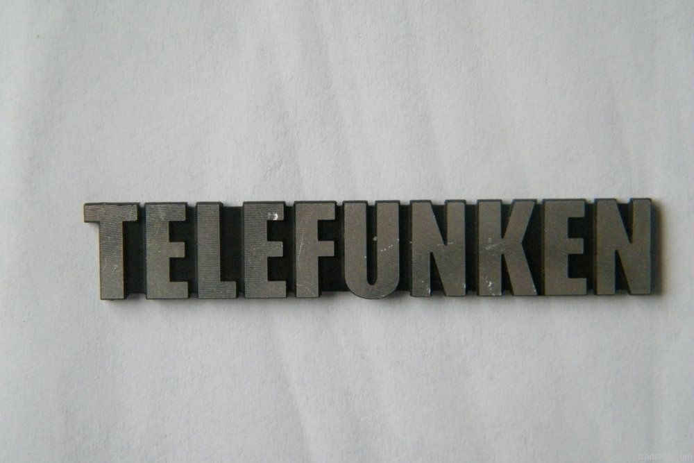 furniture label metal name plate