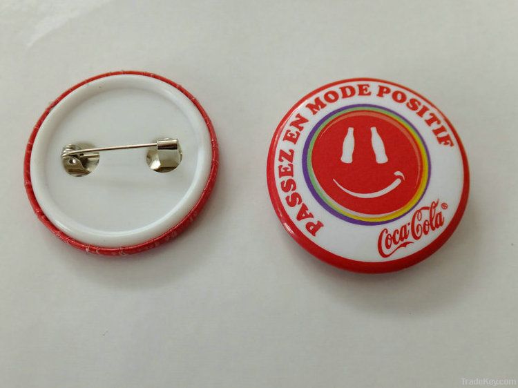 tin badge, lapel pin, pin badge, button badge