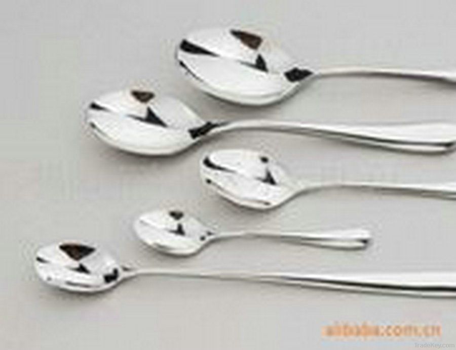 stainless steel spoon