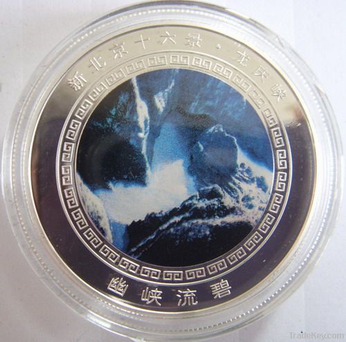 silvery coin
