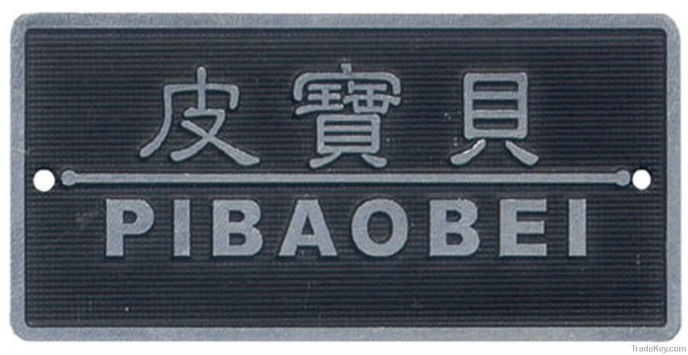 brass luggage label luggage logo