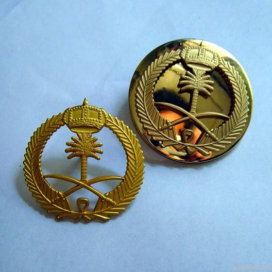 metal badge/ irregular shape badge/eagle shaped