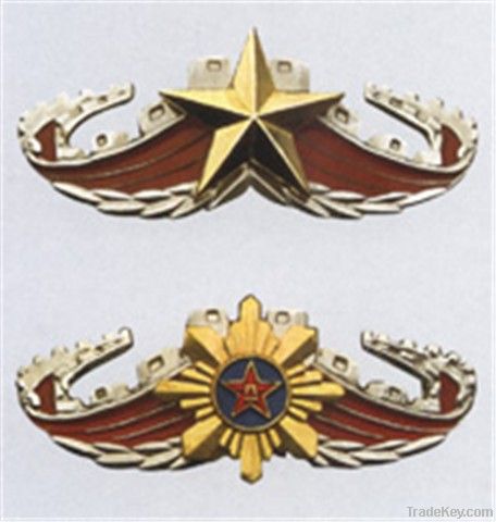 metal badge /star shaped badge /flower shaped/army badge /sport badge