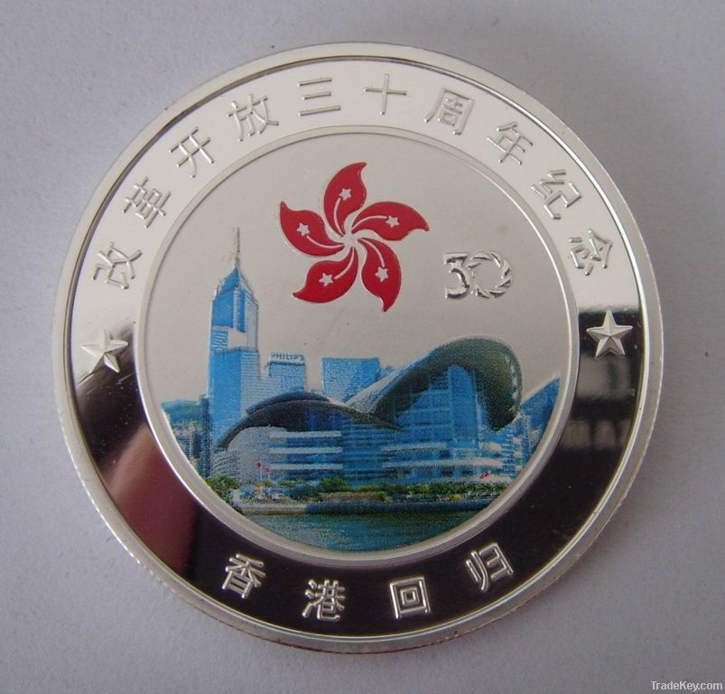 fancy souvenir coin , metal coin , irregular shapes