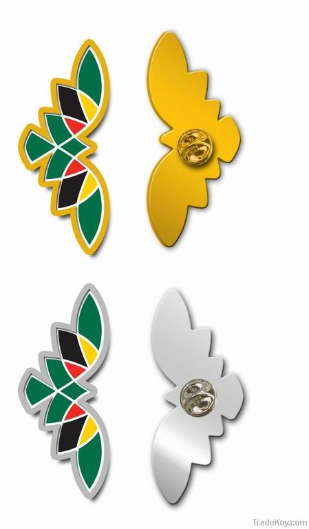 collar pin, pin badge , lapel pin , butterfly shape pin , brooch