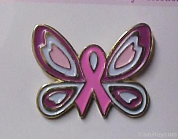 collar pin, pin badge , lapel pin , butterfly shape pin , brooch