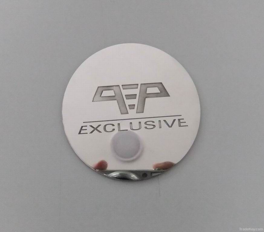 aluminum badge for fish tackle, metal plates , metal labels ,