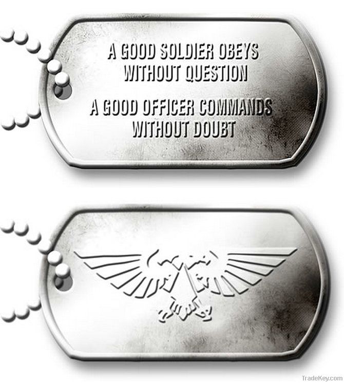 Flag logo dog tag dog ID pet ID aluminum dog tag