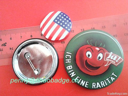 pin badge, tin magnet badge, tin button badge(LH-ZN-3002)