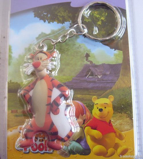 key chain key ring PVC keychain disney key chain