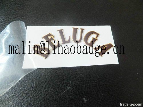 brand badge, metal label, product label, car label