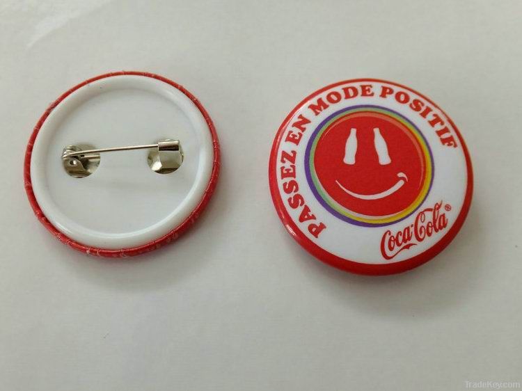 button badge, tinplate badge, custom logo badge