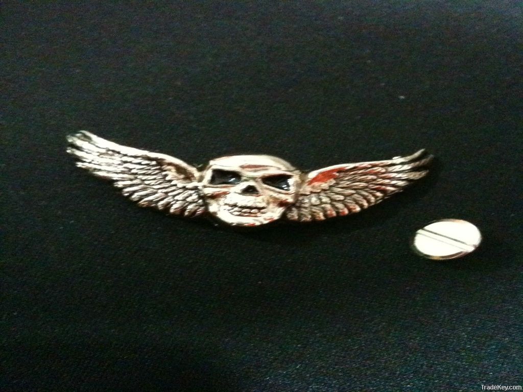 2012 Fashion Metal skull wing Cufflinks