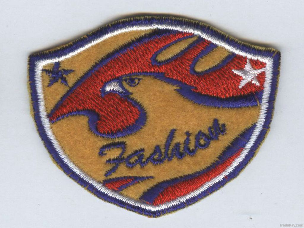 Fashionable Custom Hand Embroidery Badge Wholesale