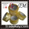 Clear tape with transparent BOPP film and yellowish water based glue f