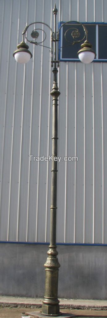 cast iron lamp pole