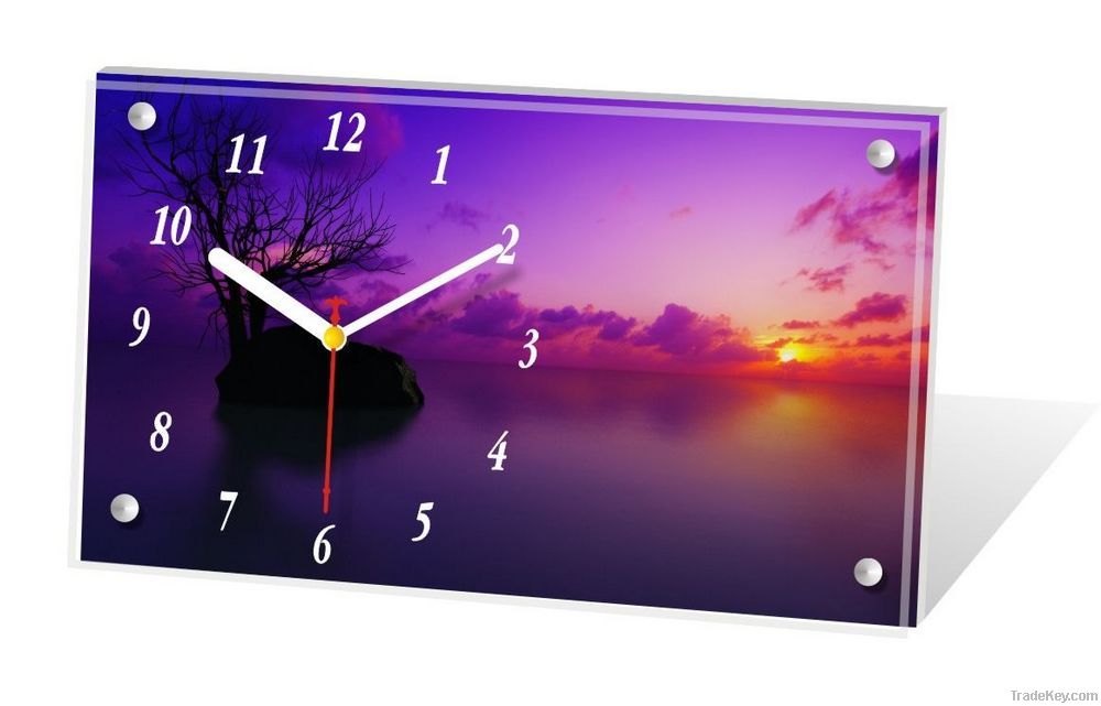 Advertising gift desk clocks