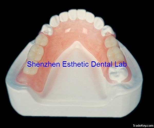 Dental acrylic denture