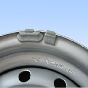 Zn clip on wheel balancing weight 