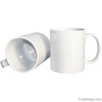 11 oz White Coated Mug