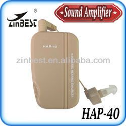 Body worn voice amplifier pocket hearing aids (HAP-40)