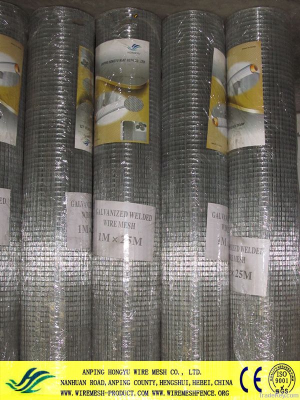 HOT-DIPPED GALVANIZED WELDED WIRE MESH