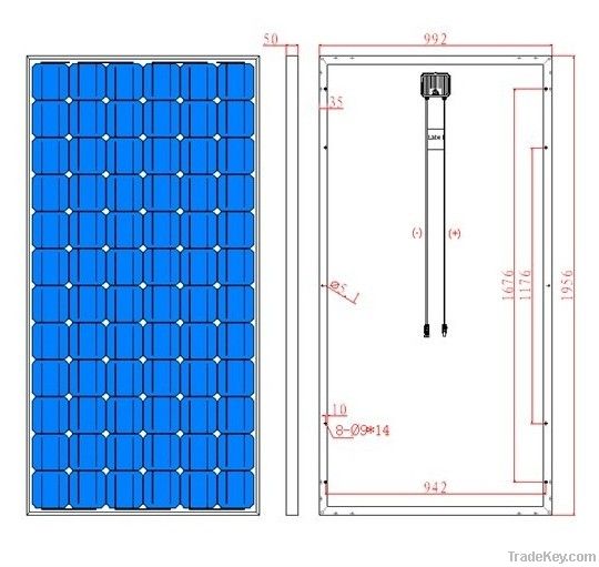 monocrystalline solar module / solar panel