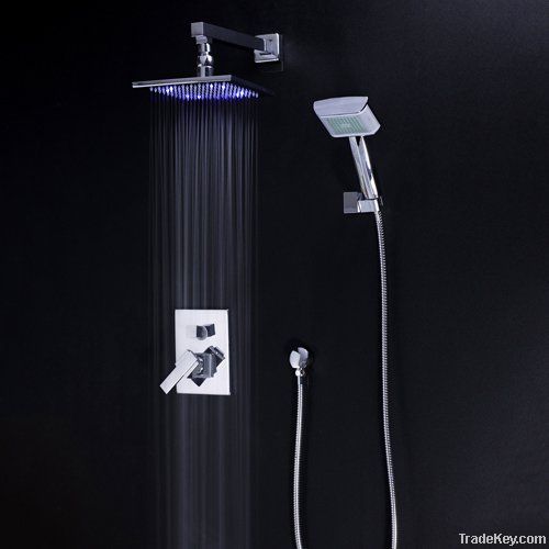 Wall-Mount LED Shower Faucet