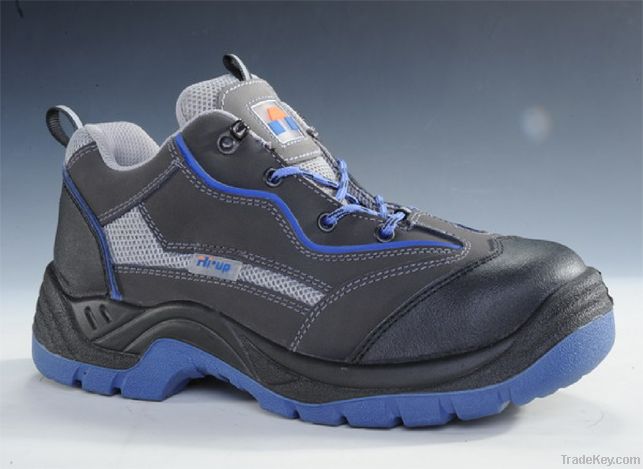 PU injection steel toe safety shoes