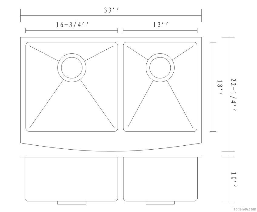 2012Aipule new stainless steel kitchen sink