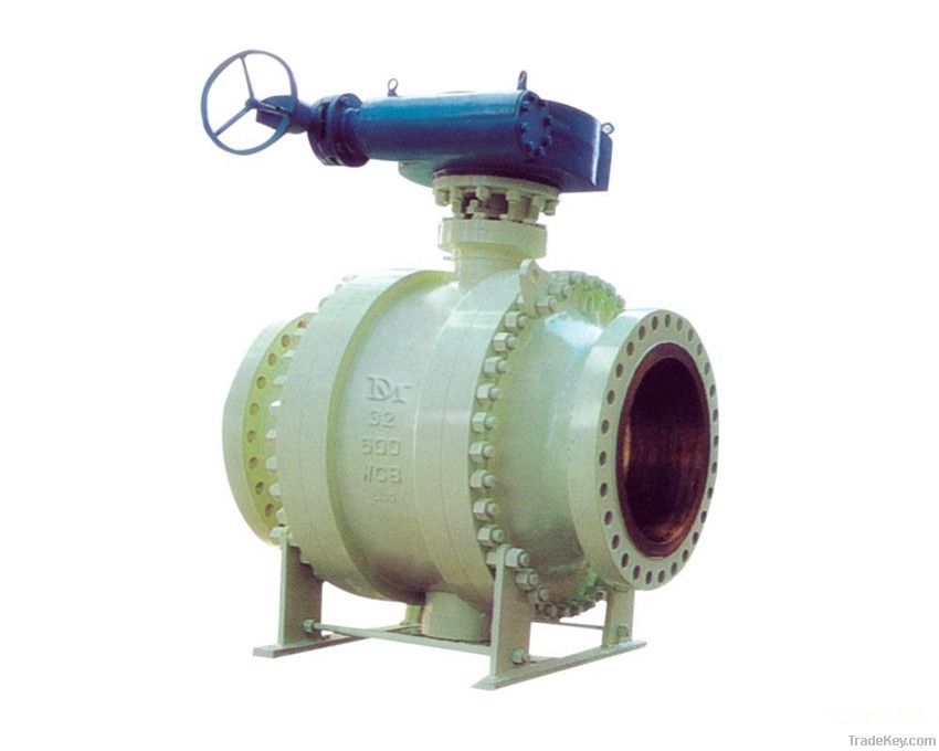 Worm-gear Fixed Ball Valve