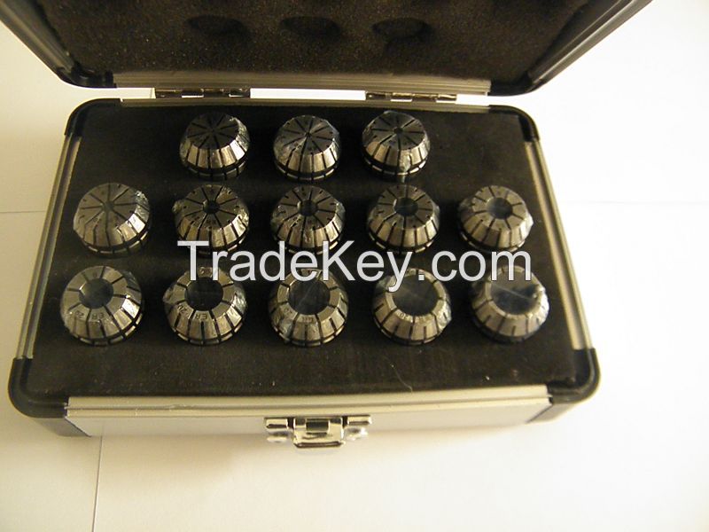 15pcs ER25 collet set with aluminium box 