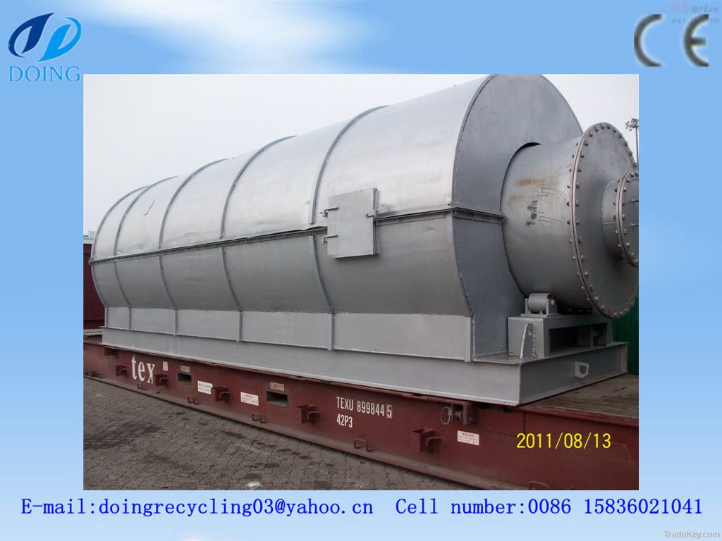 automation waste tyre pyrolysis plant
